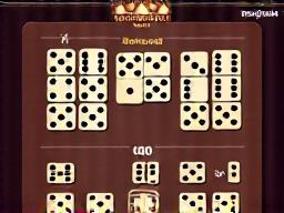 Online dominoes game interface